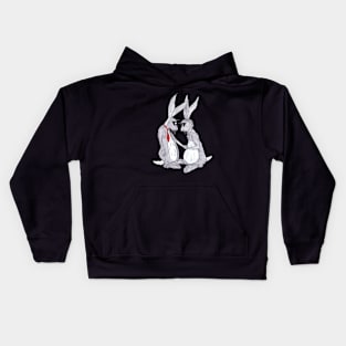 Hares in Love Kids Hoodie